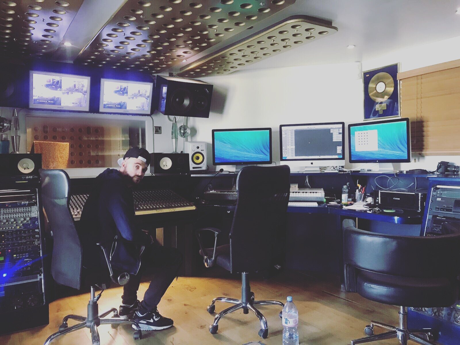 In the studio